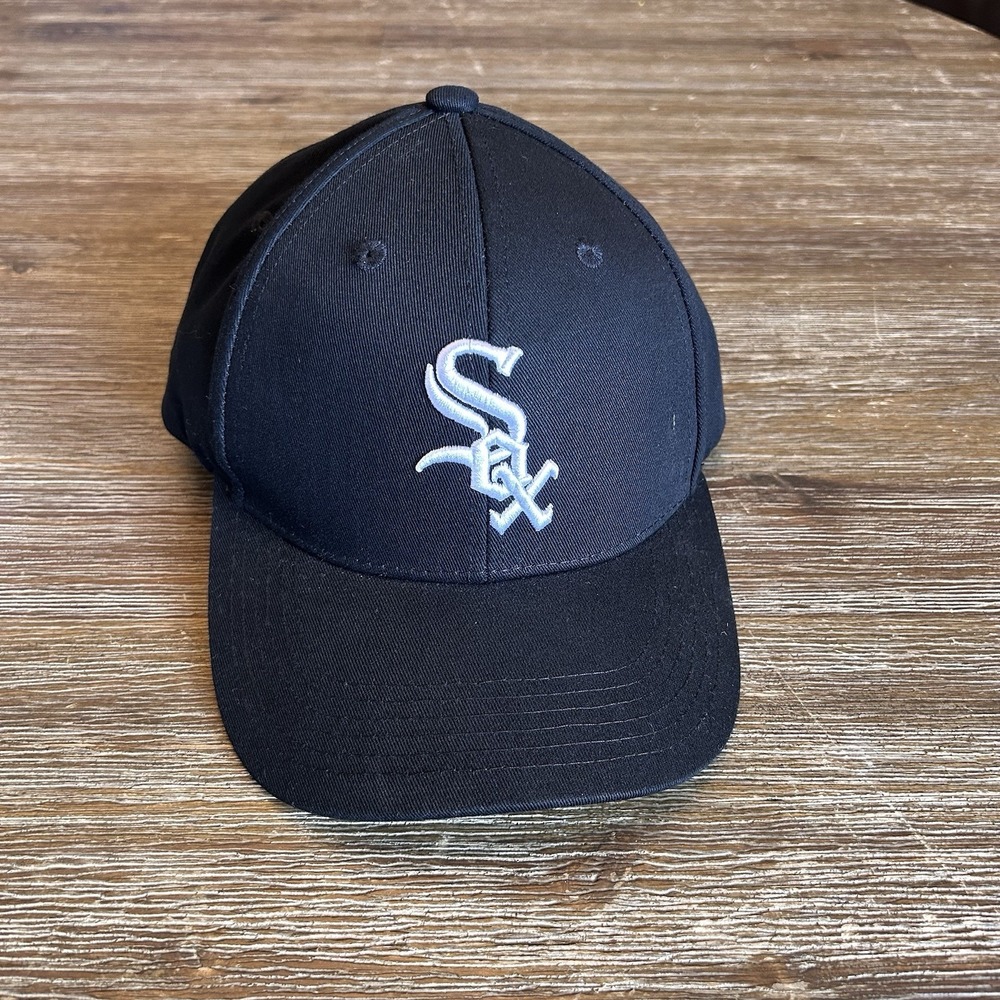 Chicago White Sox Logo Hat Strapback Cap Black ‎ Melonwear Cap